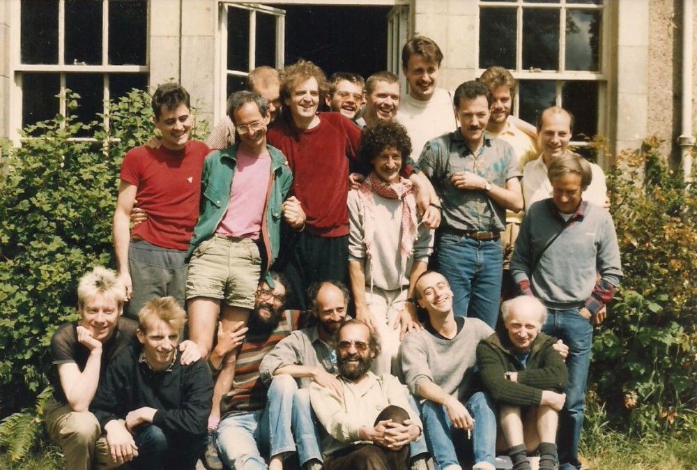 Group at Laurieston Hall in 1985
