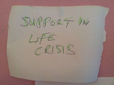Support in life crisis