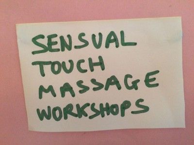 Sensual Touch Massage Workshops