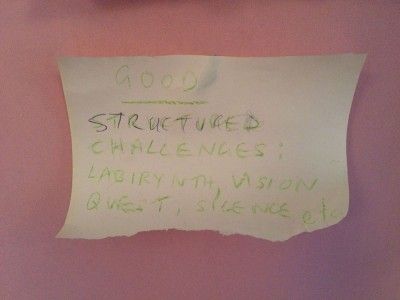 Structured challenges